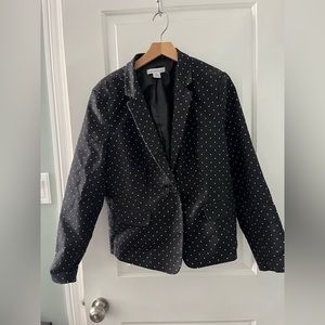 Liz Claiborne polka dot suit jacket xl